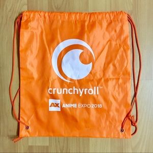 Crunchyroll 2018 Drawstring Bag 🧡🤍
